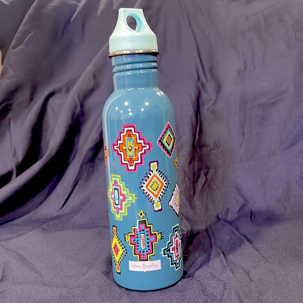3/ $15 🌸 NWOT Vera Bradley Colorful Metal Water Bottle